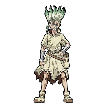 Dr. Stone Senku Ishigami FiGPiN #486 Anime Enamel Pin - BUCKET POPCORN